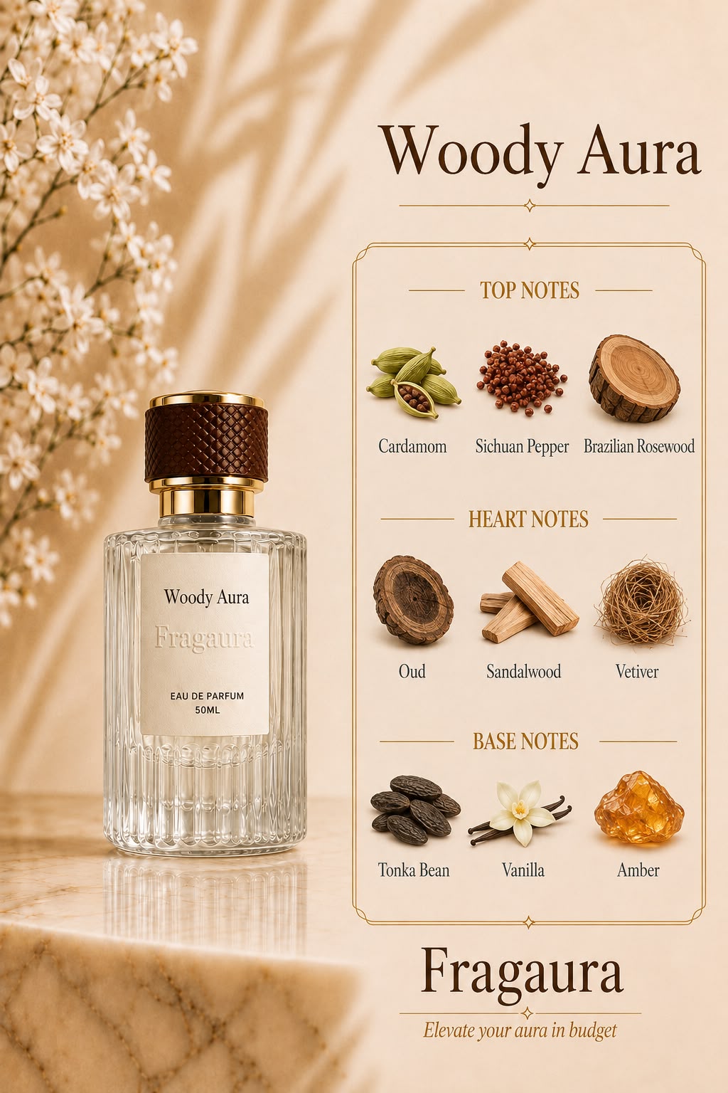 WOODY AURA-Inspired by Tom Ford Oud Wood